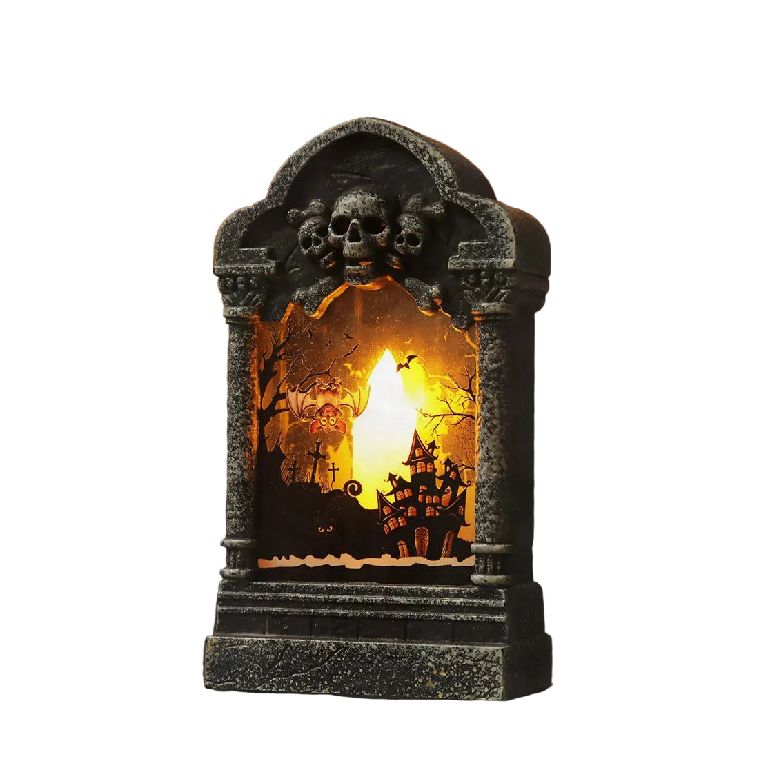 Lanterne Pierre Tombale à Motifs Terrifiants Moderne