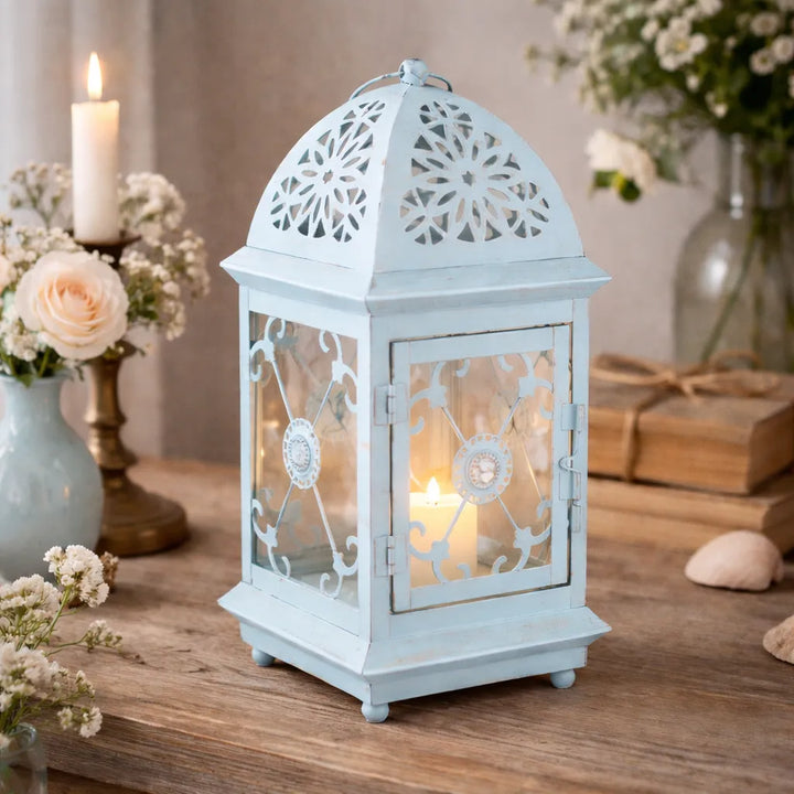 Lanterne Rétro Bleue