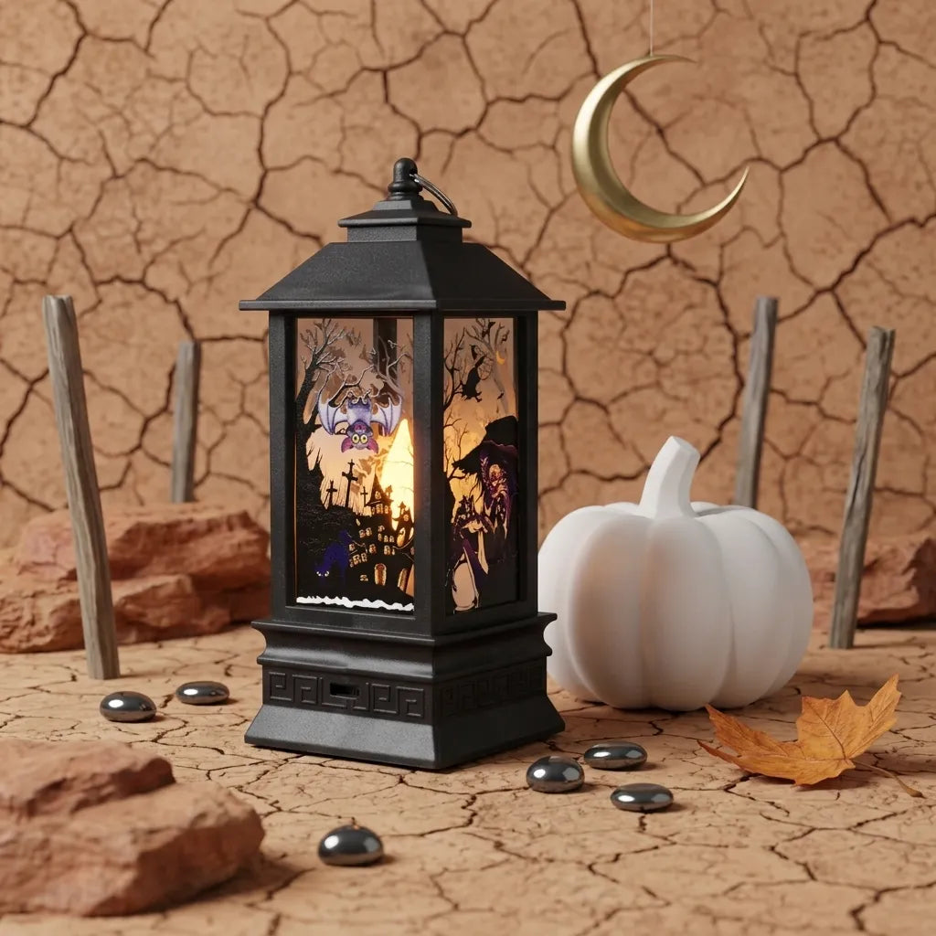Lanterne Scène Halloween Unique