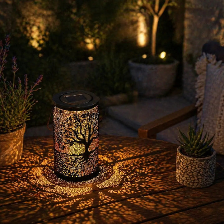 Lanterne Solaire Arbre de Vie Durable