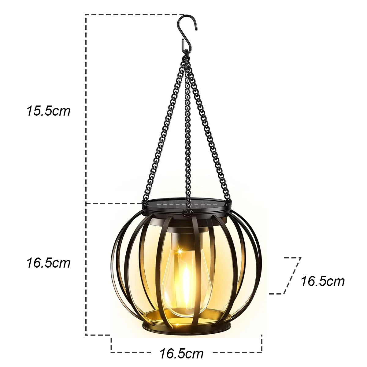 Lanterne Solaire Décorative à Chaîne Chic