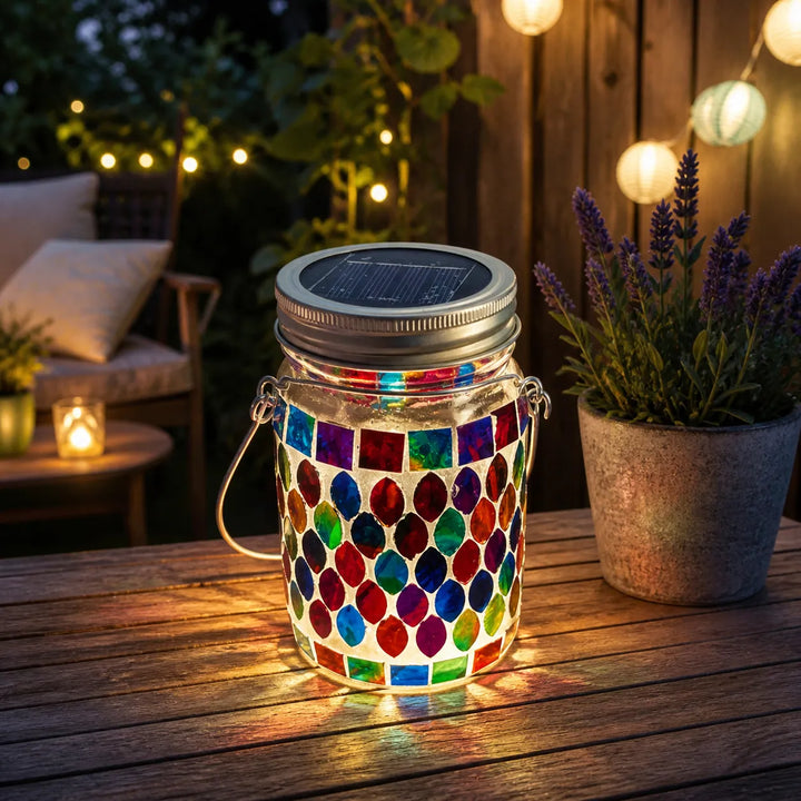 Lanterne Solaire Mosaïque