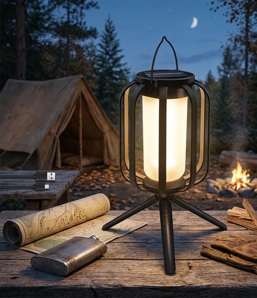 Lanterne Solaire Rechargeable Légère