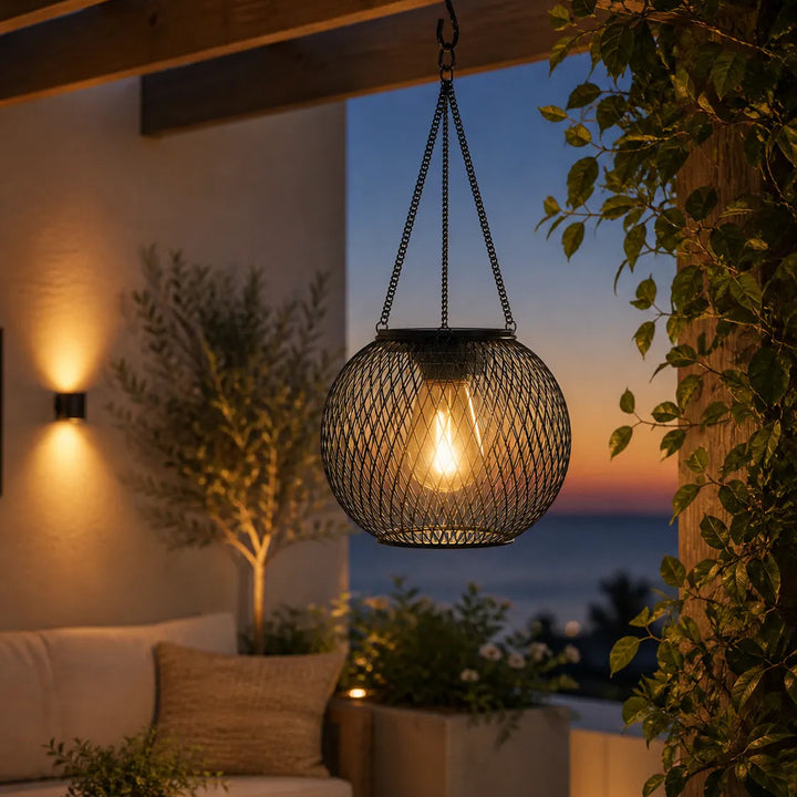 Lanterne Solaire Suspendue de Jardin