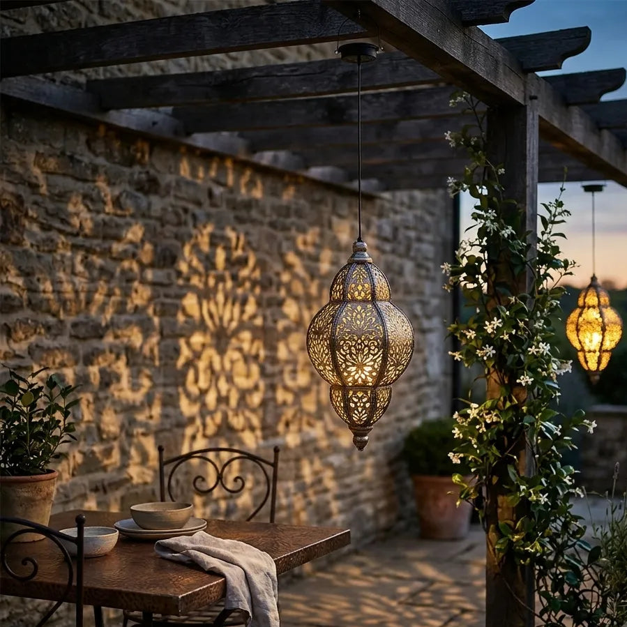 Lanterne à Suspendre Vintage Lumineux