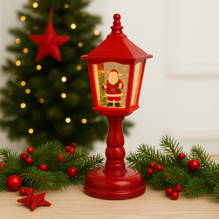 Lanterne de Noël Rouge