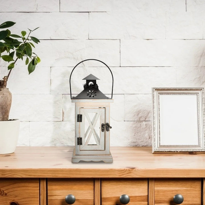 Lanterne en Bois Blanc