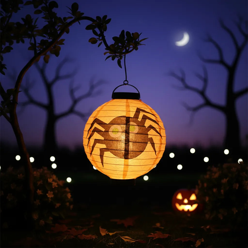 Lanterne en Papier Araignée Amusante Minimaliste