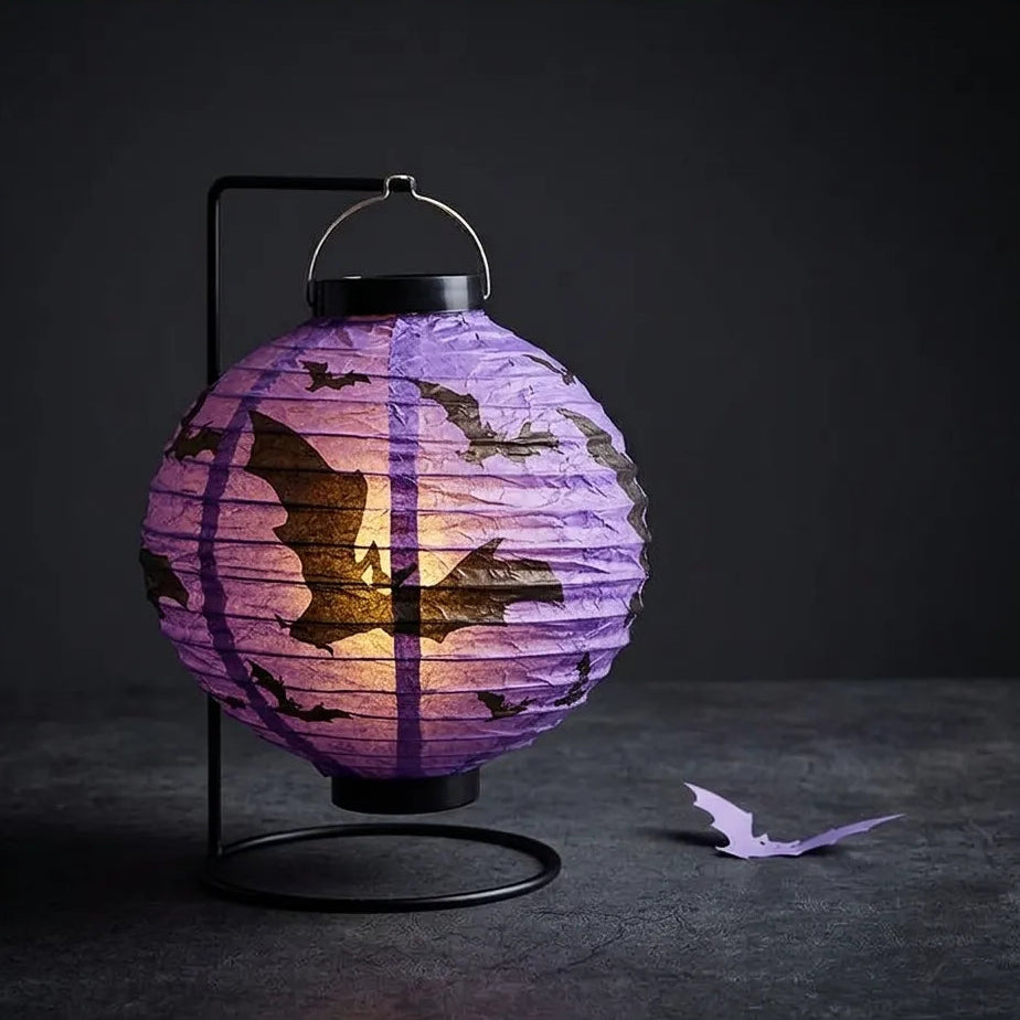 Lanterne en Papier Chauve-Souris Unique