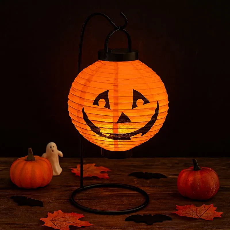 Lanterne en Papier Citrouille