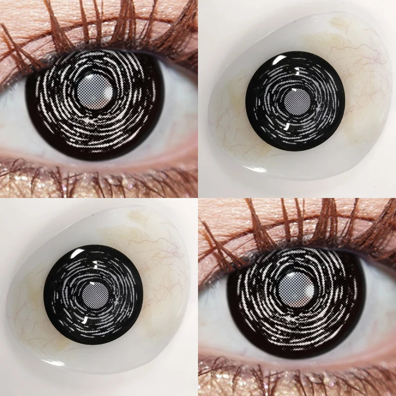 Lentille Halloween Monstre Noir