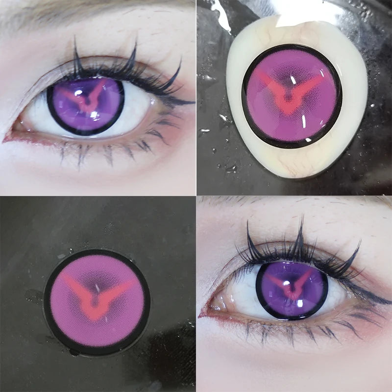 Lentille Halloween Rose et Violet Design