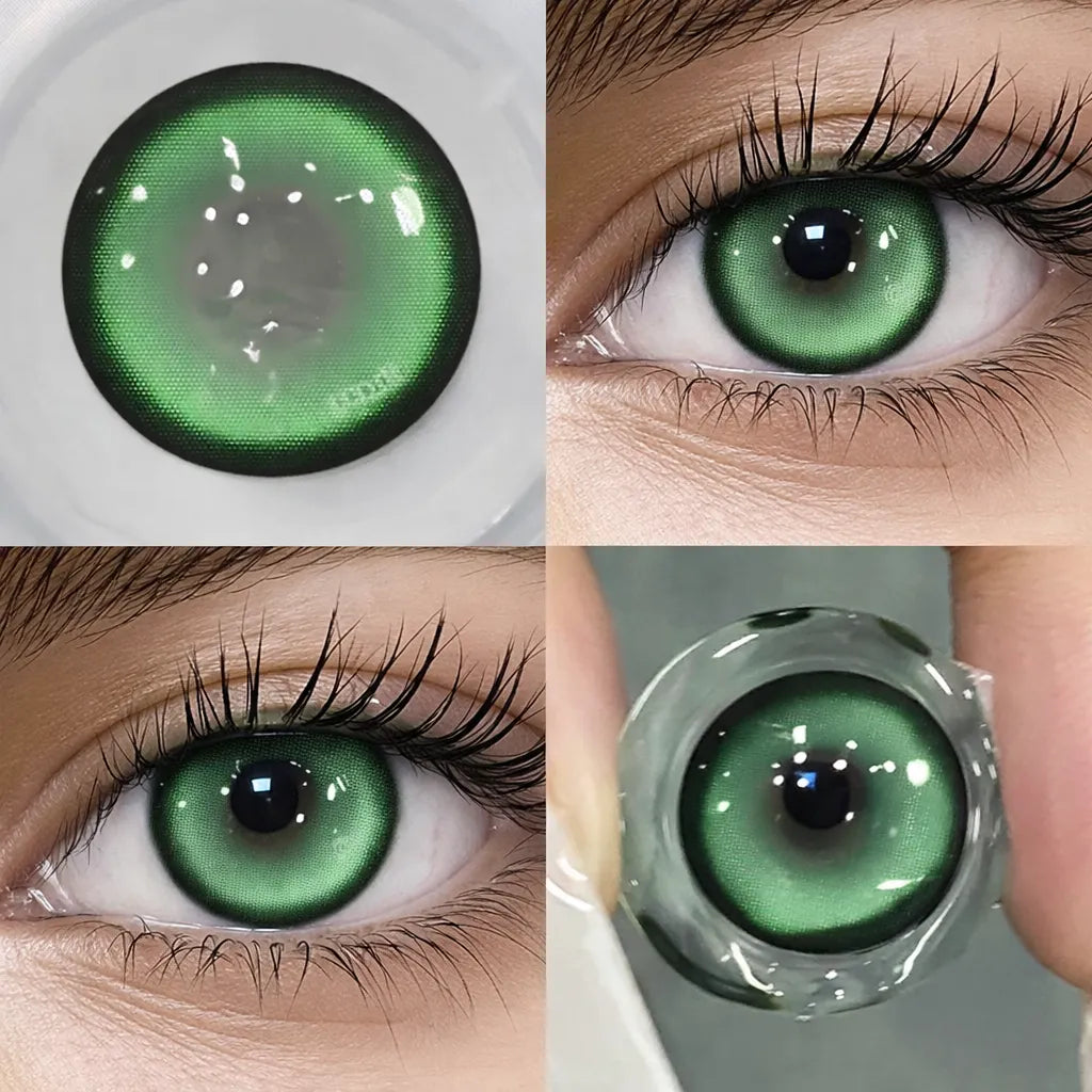 Lentille Halloween Vert Design Chic