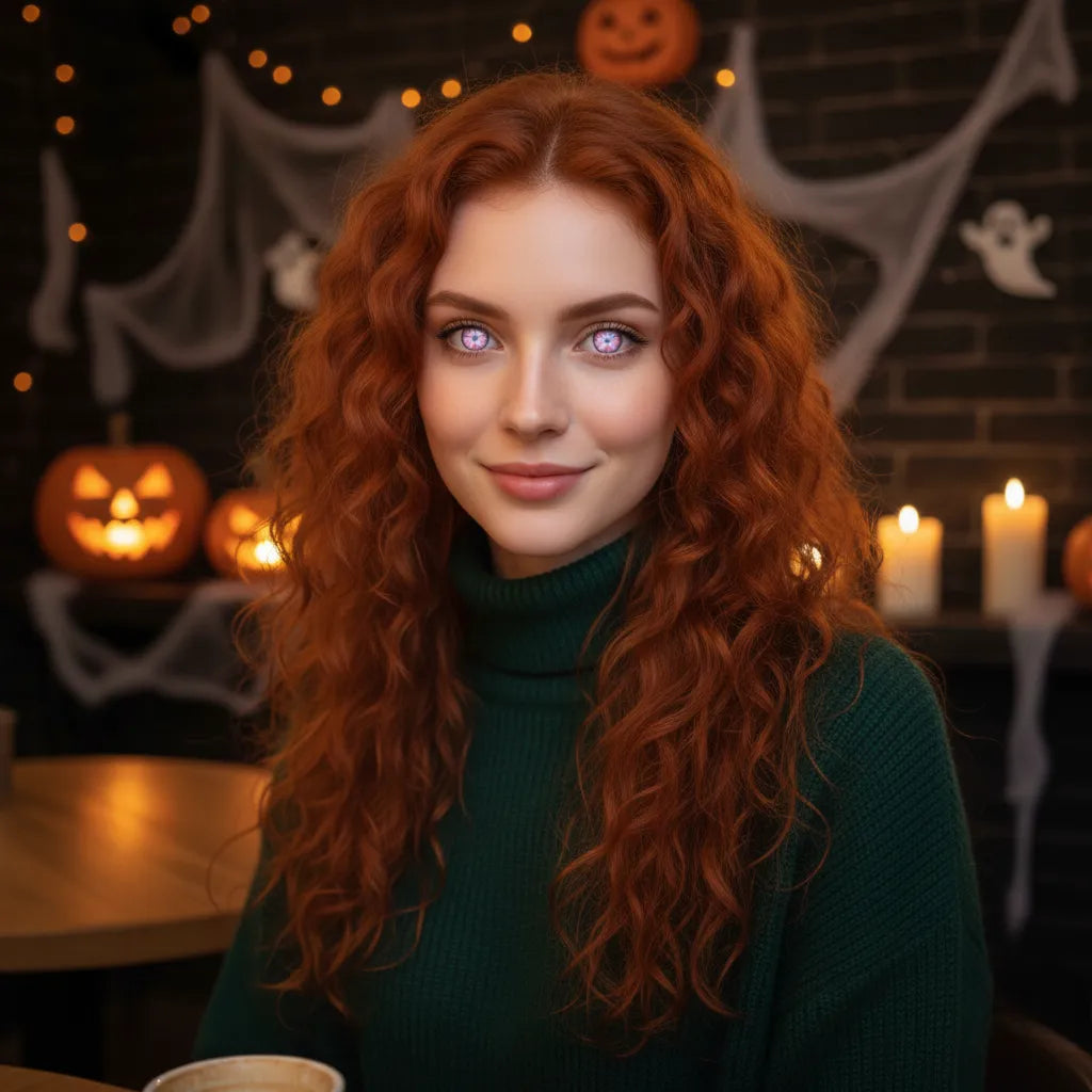 Lentille de couleur Halloween