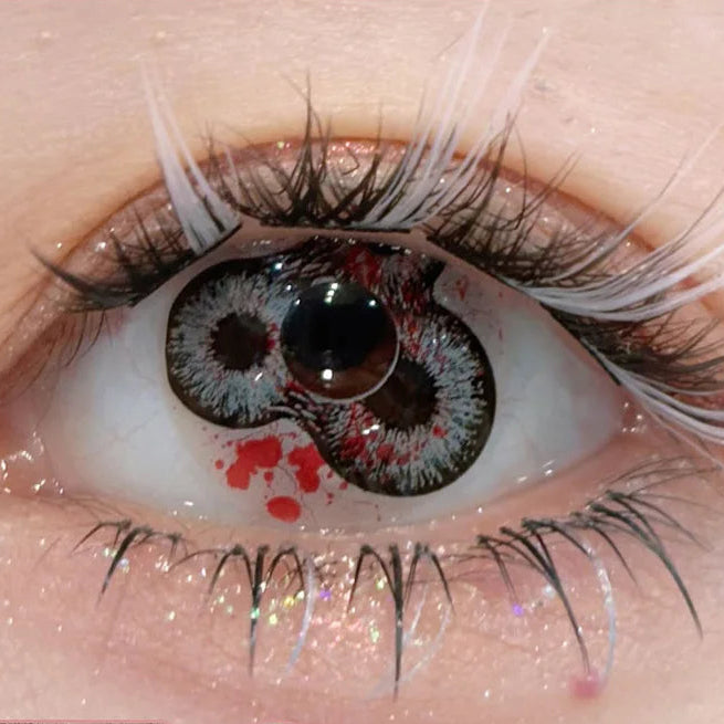 Lentilles Double Iris Effrayantes Durable