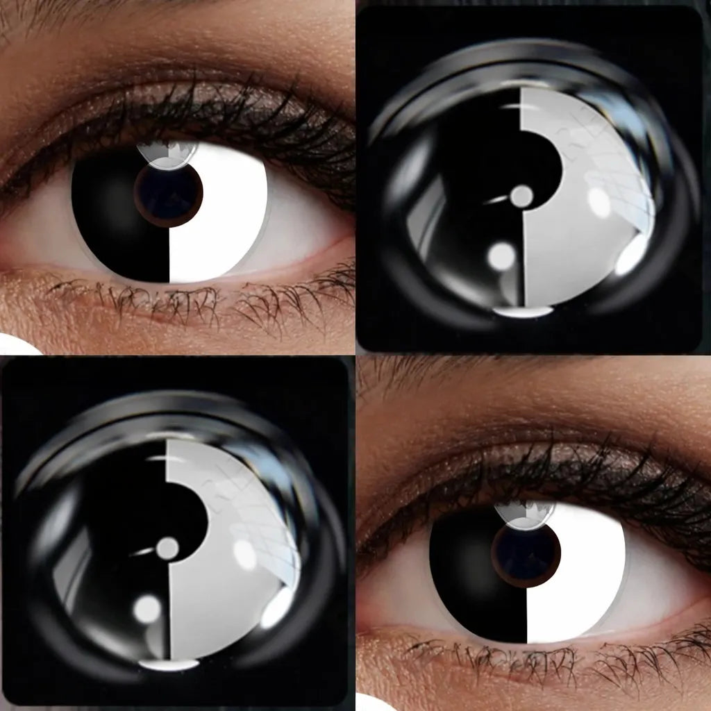 Lentilles Fantaisie Halloween Bicolore Chic