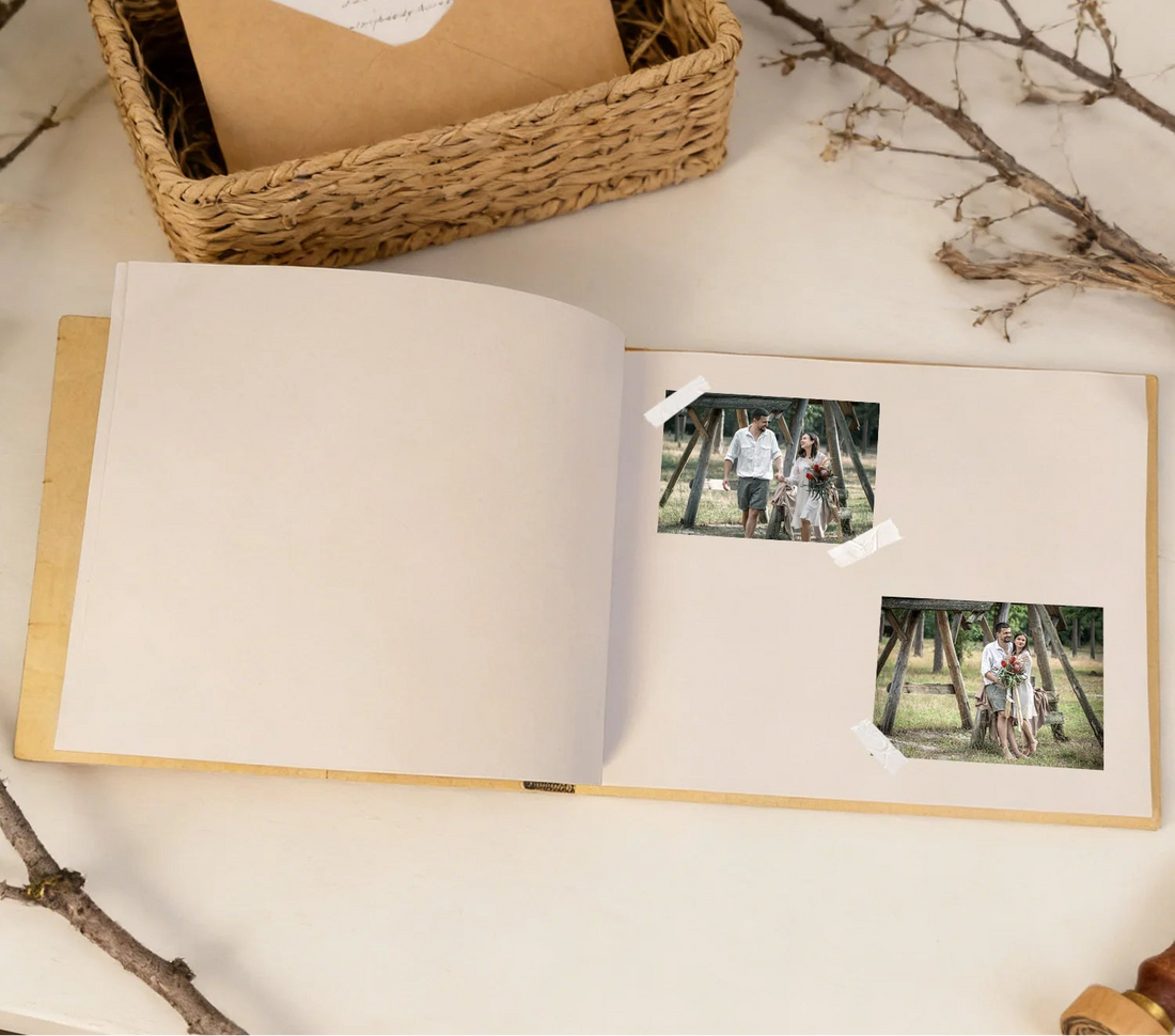 Livre d’Or Mariage Elégant Floral Original