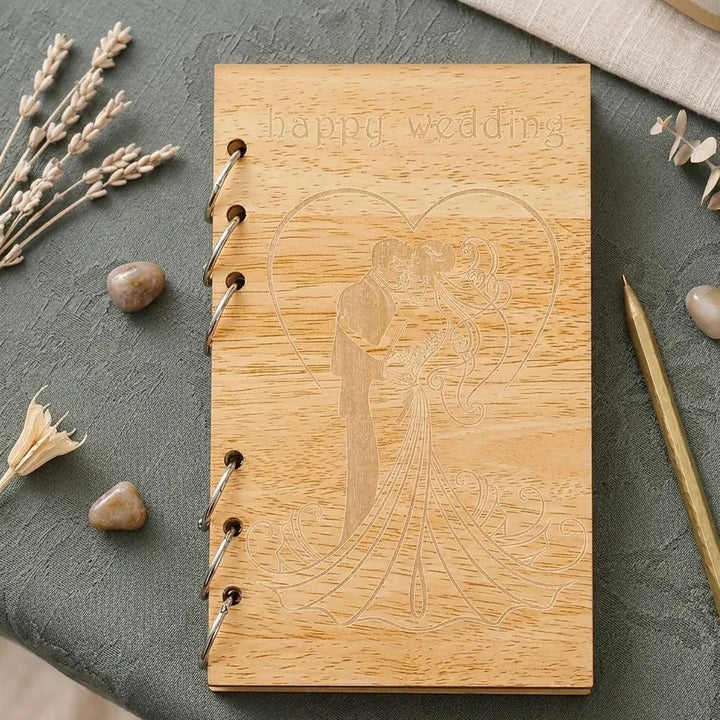 Livre d’Or Petit Format en Bois