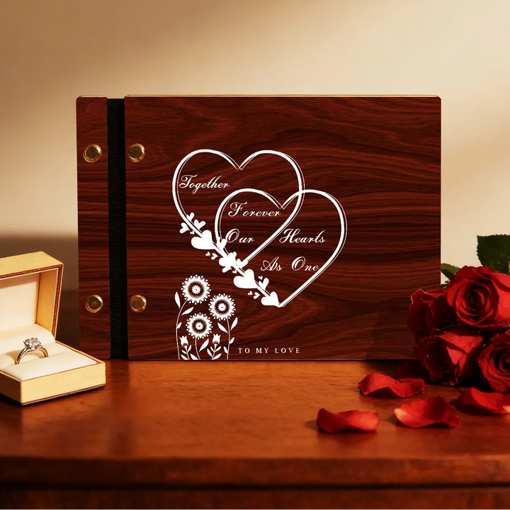 Livre d’Or en Bois Chic