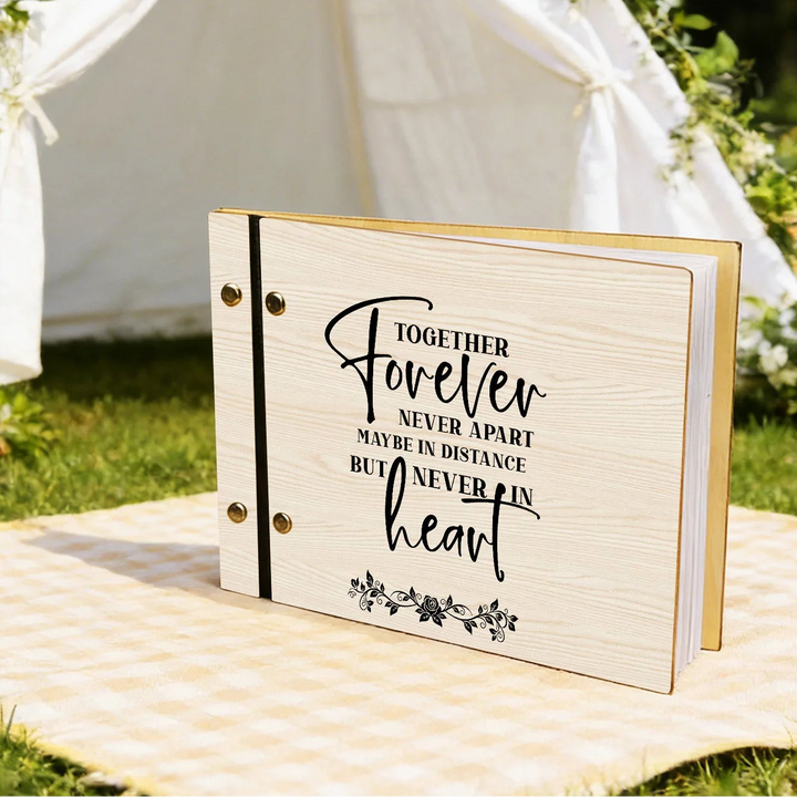 Livre d’Or en Bois Design