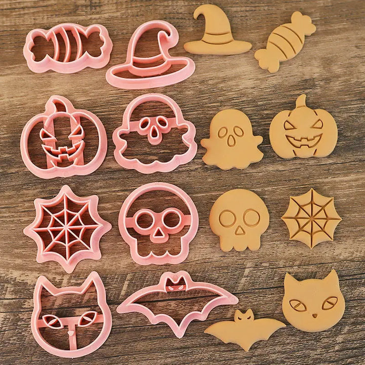 Lot d’Emporte-Pièces Pressable Halloween