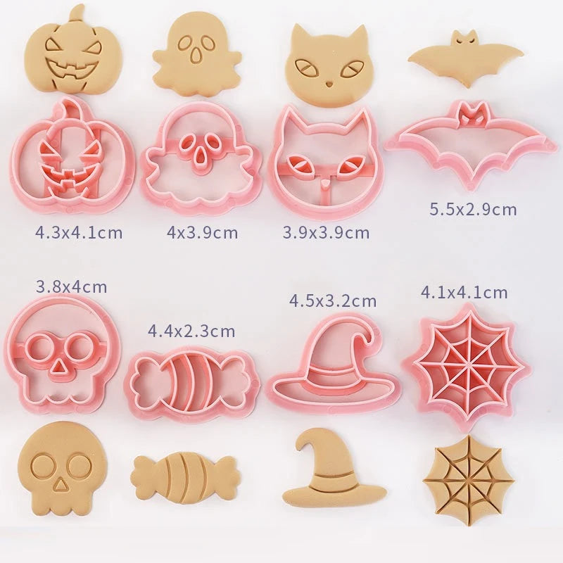 Lot d’Emporte-Pièces Pressable Halloween Chic