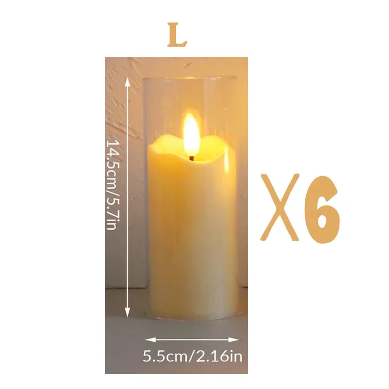 Lot de Bougies Décoratives LED Design grand