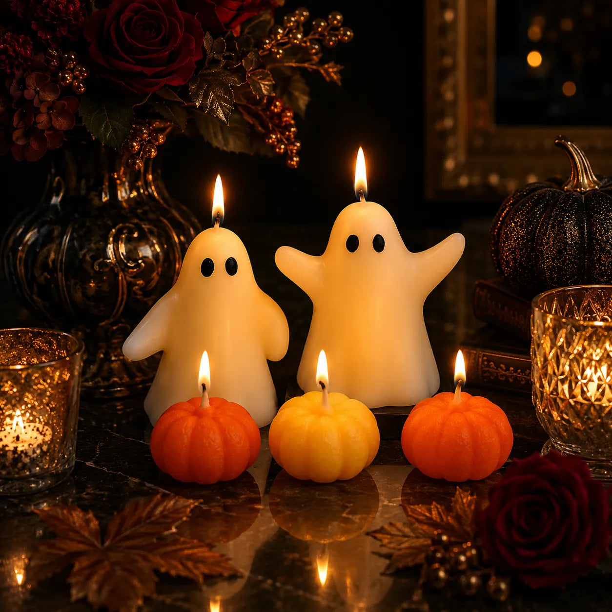 Lot de Bougies Halloween stylé