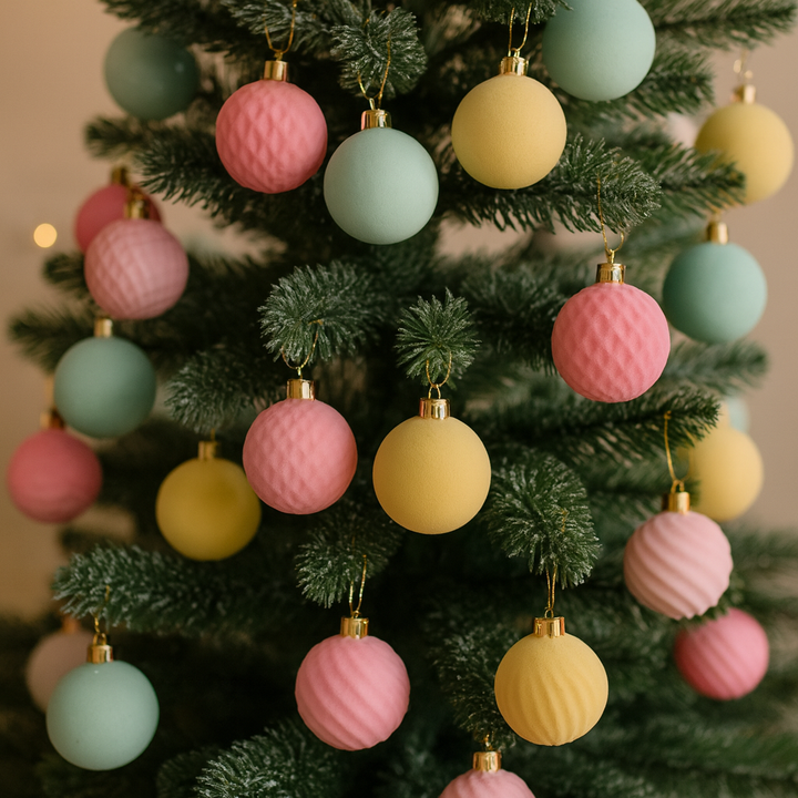 Lot de Boules Pastel