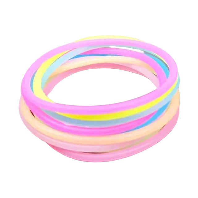 Lot de Bracelets Fluorescents Multicolores Unique