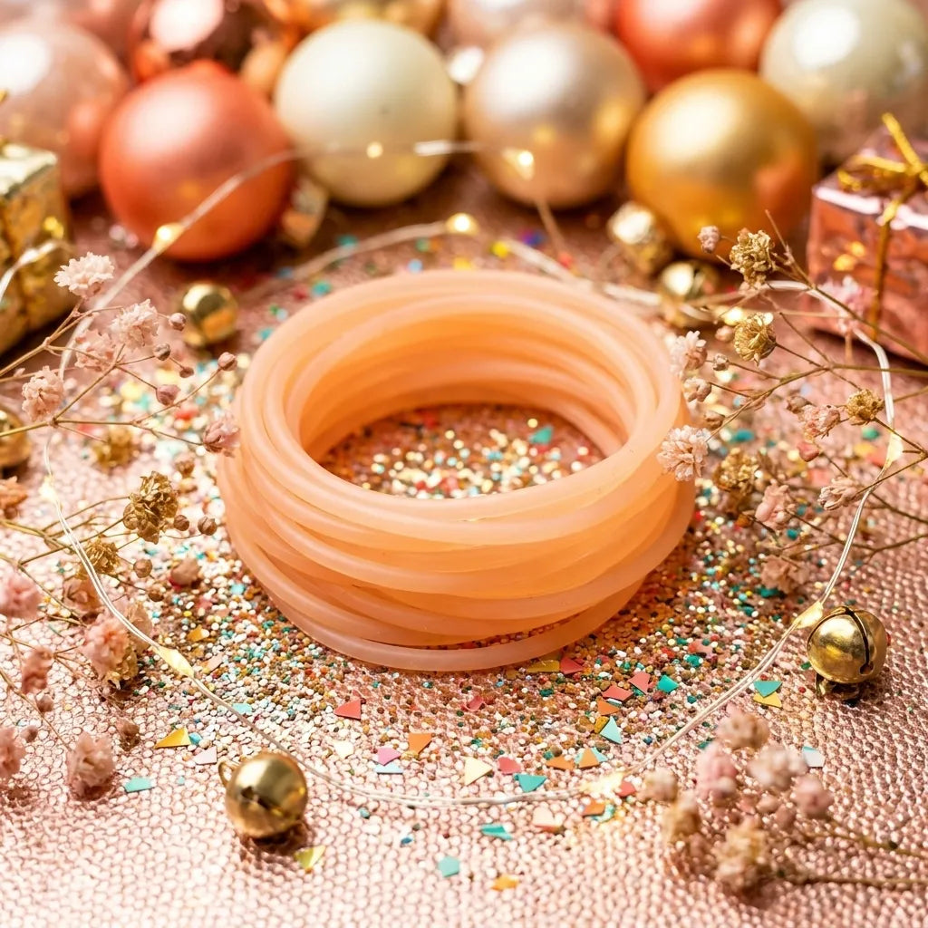 Lot de Bracelets Oranges Fluorescents Unique