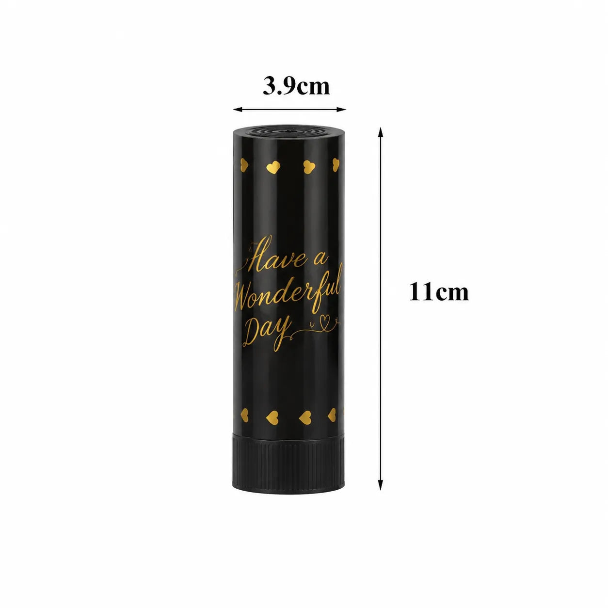 Lot de Canons à Confettis Noirs et Blancs Moderne