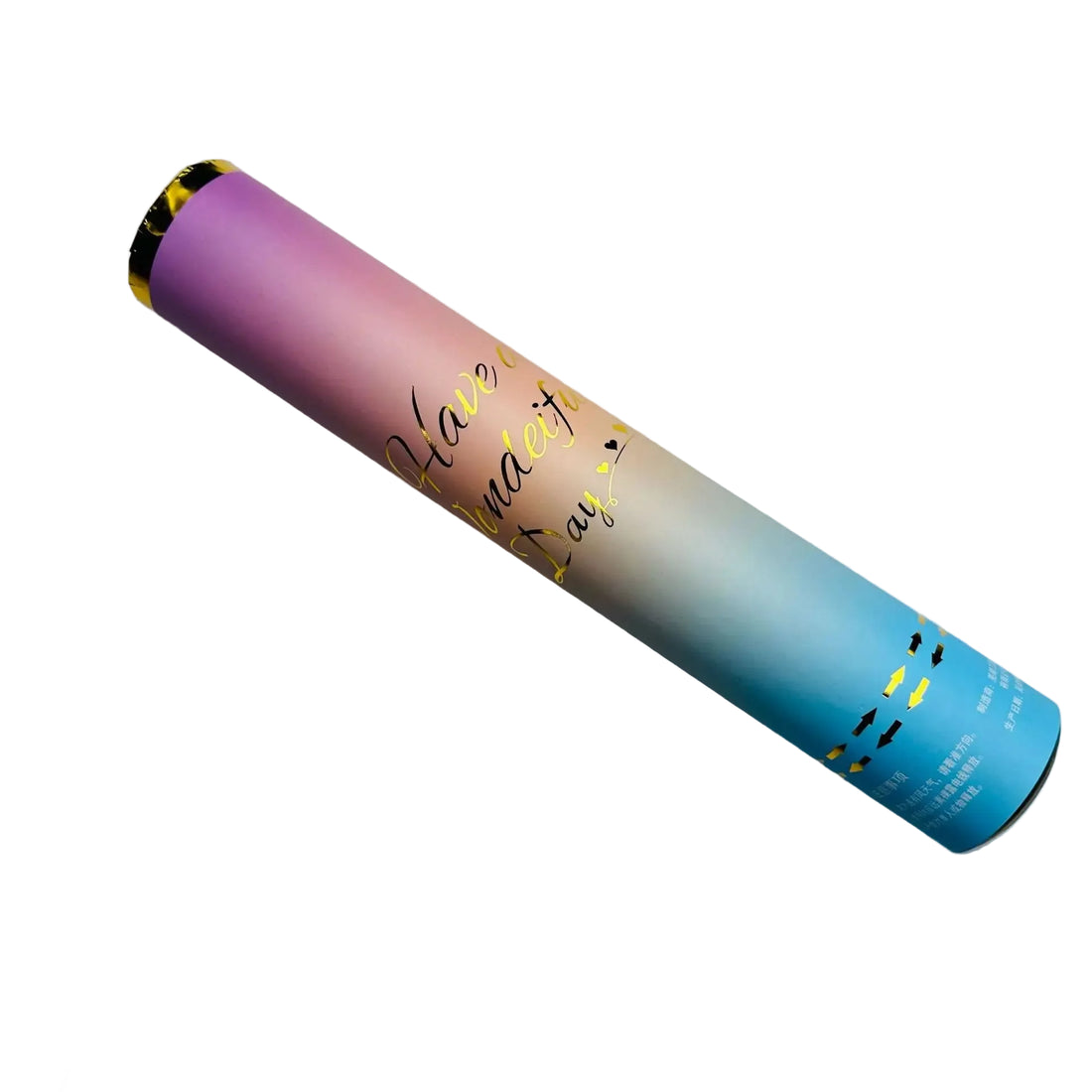 Lot de Canons à Confettis Plumes Violettes Moderne