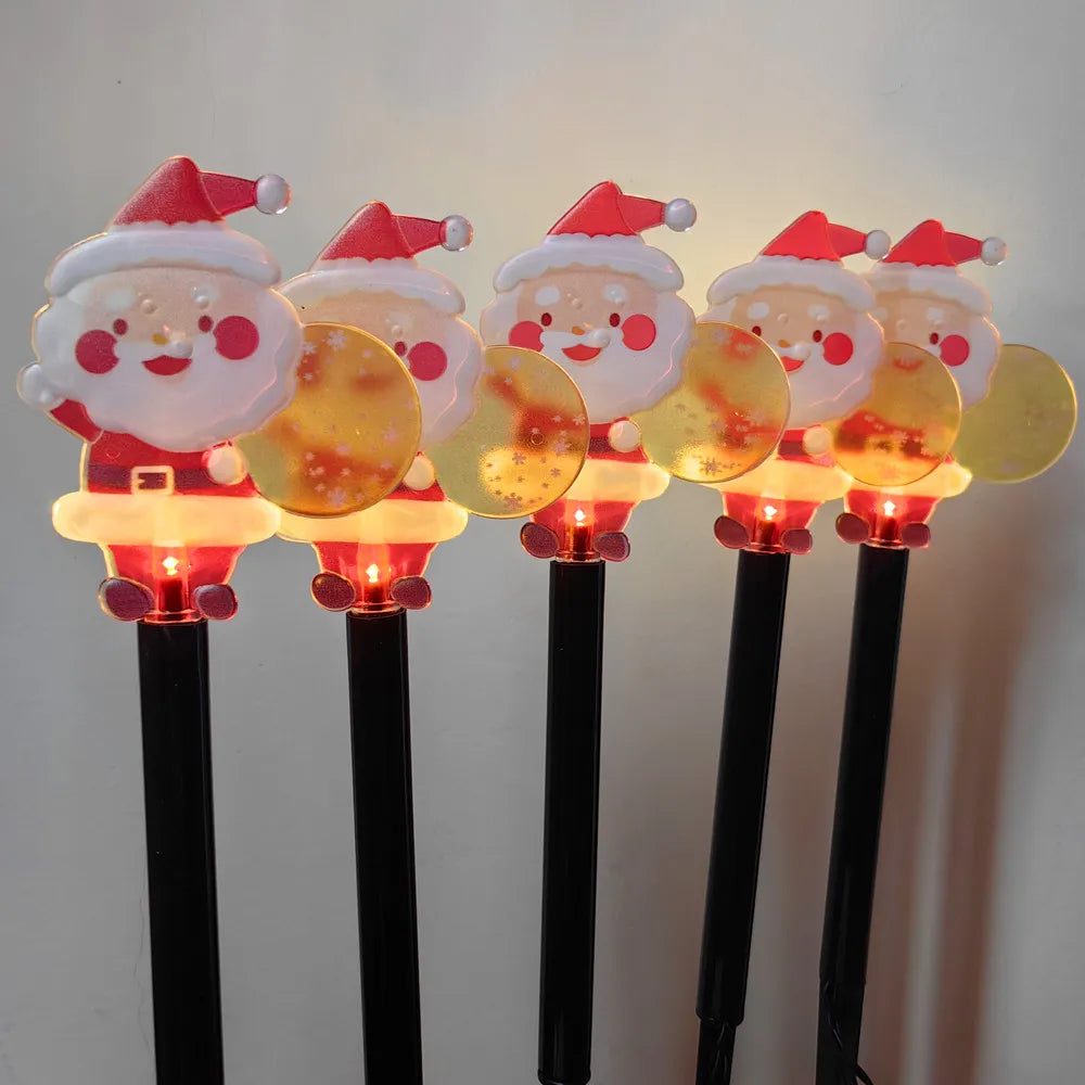 Lot de Lampes Jardin Père Noël Minimaliste