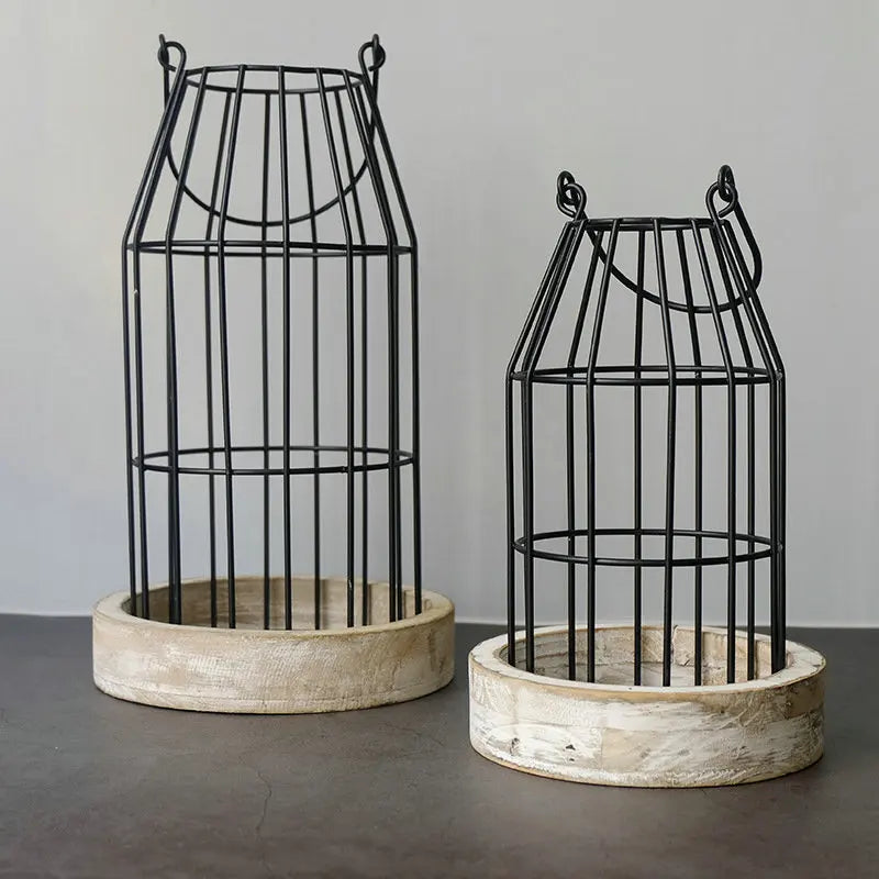 Lot de Lanternes à Bougie Rétro Design Durable