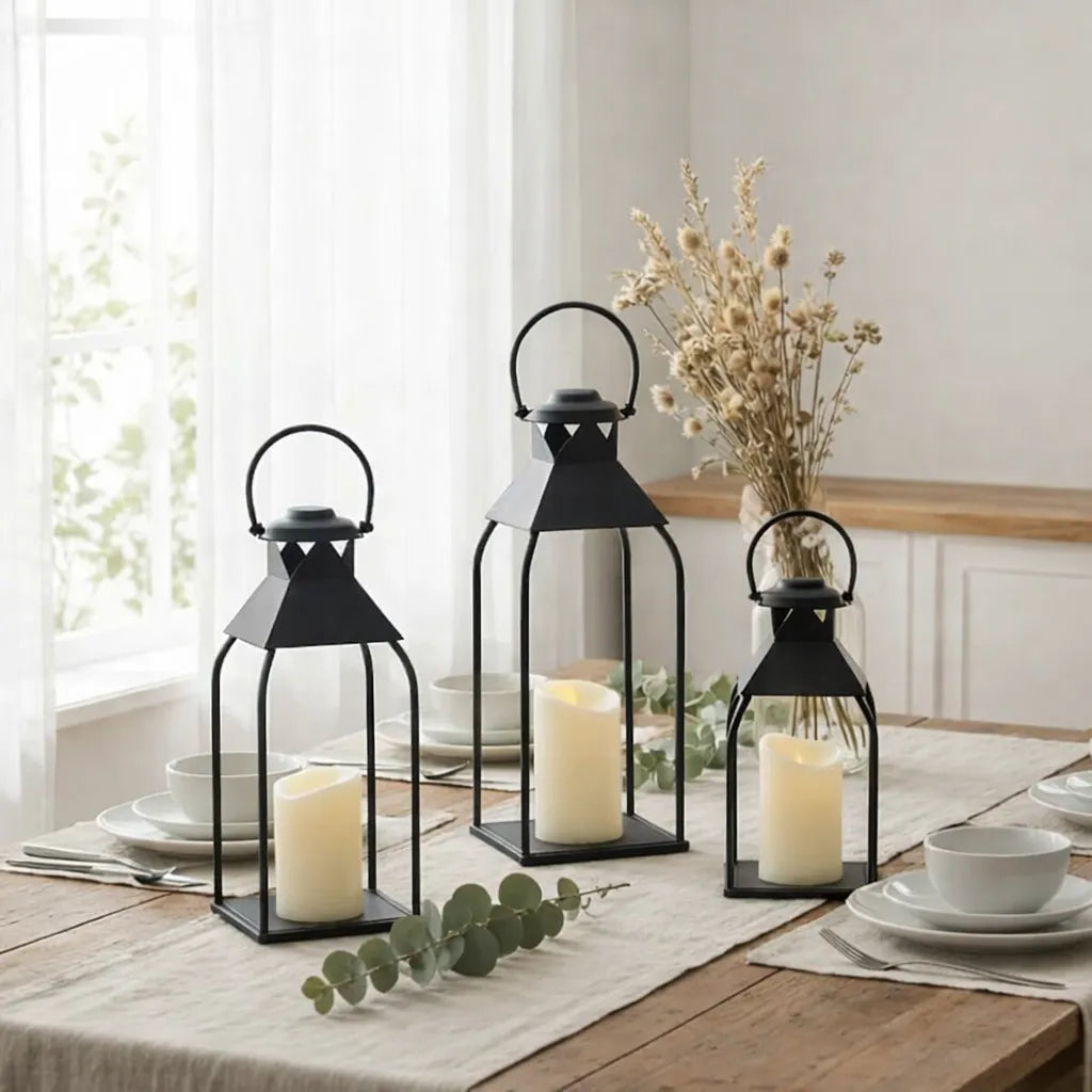Lot de Lanternes Modernes Minimalistes