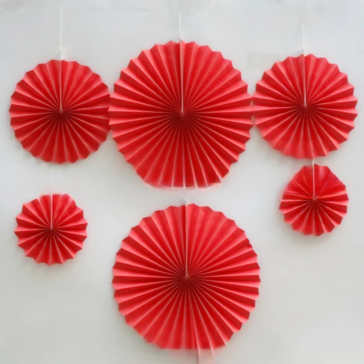 Lot de Rosaces Rouges Décoratifs Harmonieuse