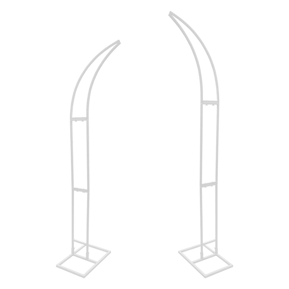 Lot de Supports Demi-arc Mariage Captivante