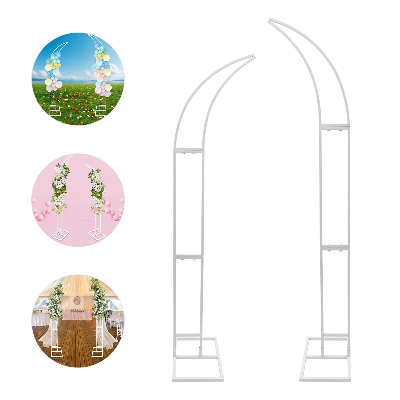 Lot de Supports Demi-arc Mariage Original