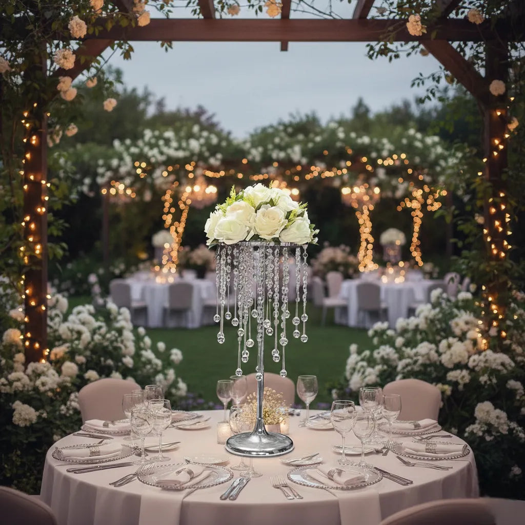 Lot de Supports à Fleurs Centre de Table  romantique