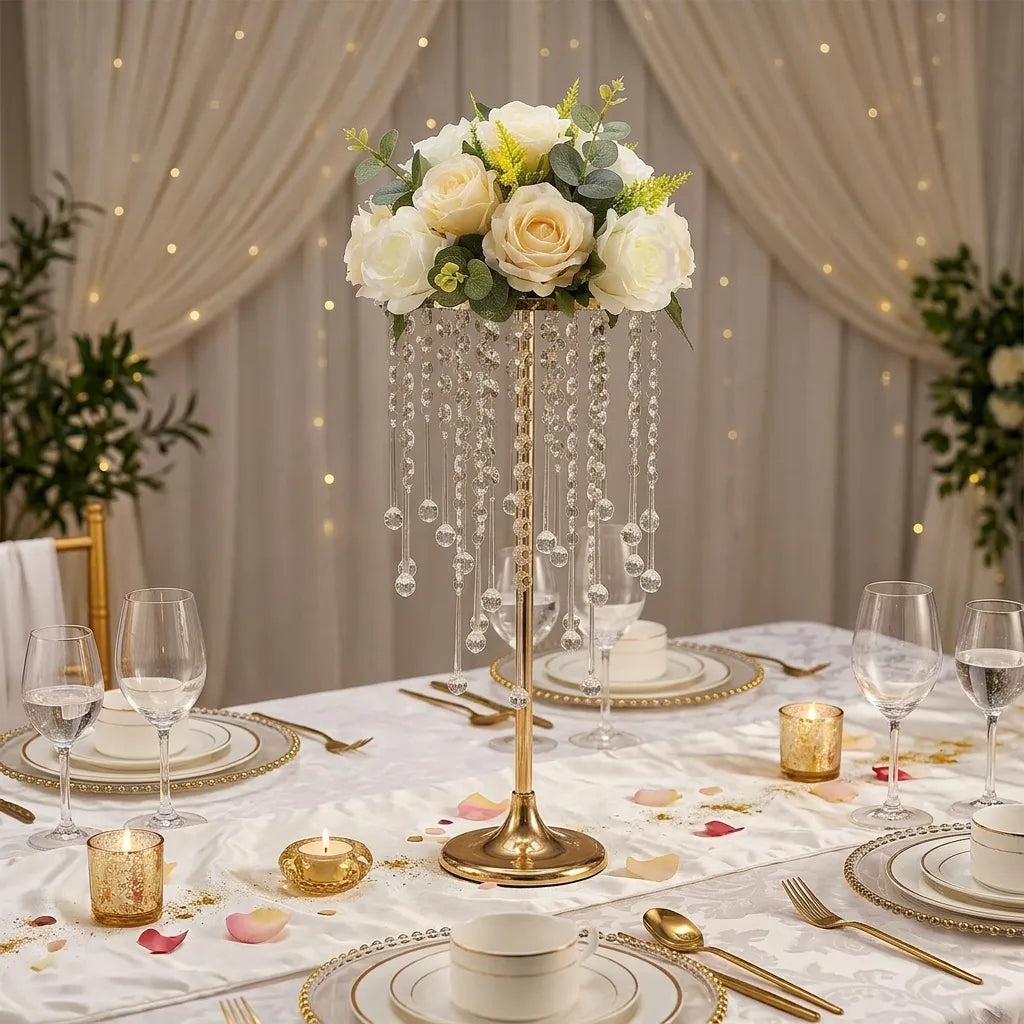 Lot de Supports à Fleurs pour Table Mariage Unique