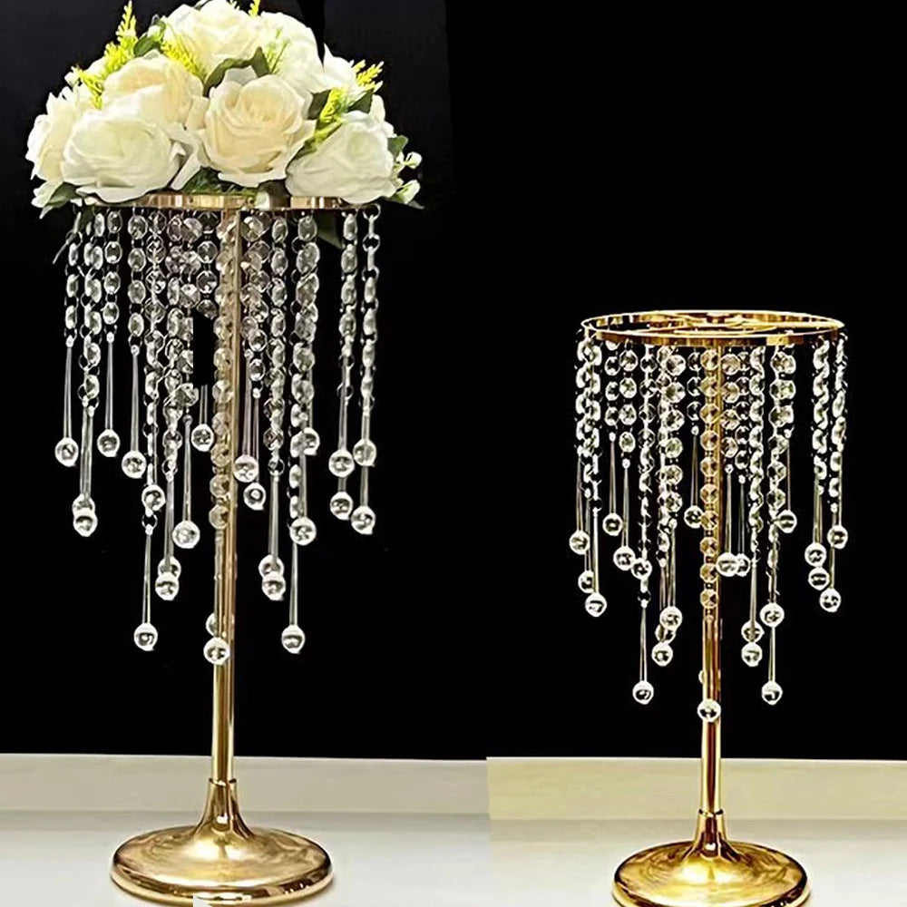 Lot de Supports à Fleurs pour Table Mariage glamour