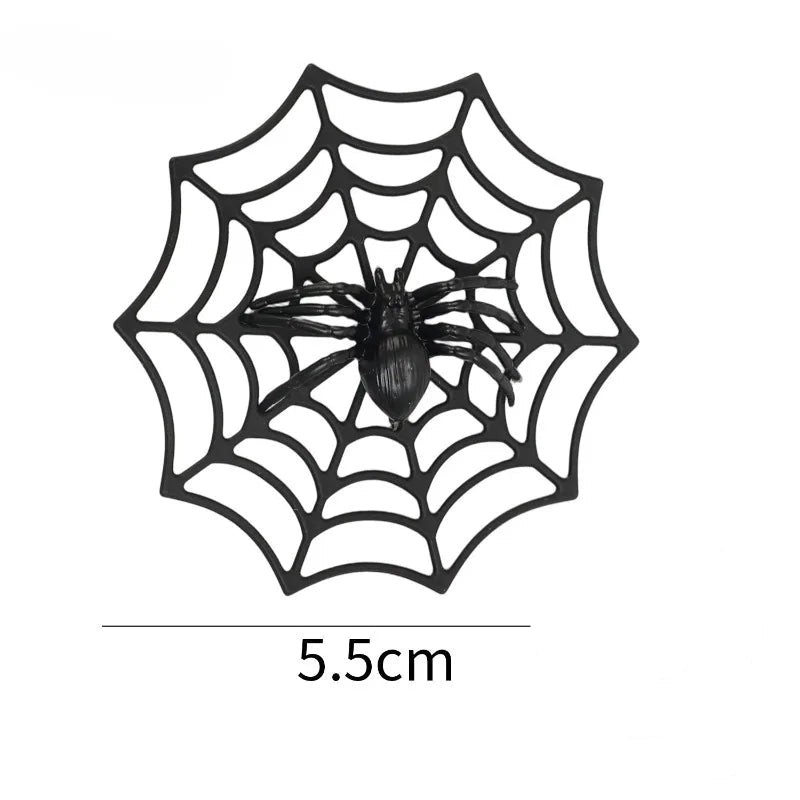 Lot de Toiles d'Araignée Halloween Noires Unique