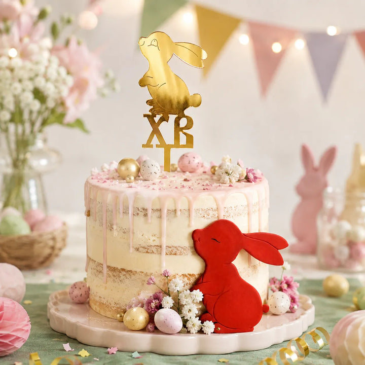 Lot de Toppers Lapin de Pâques