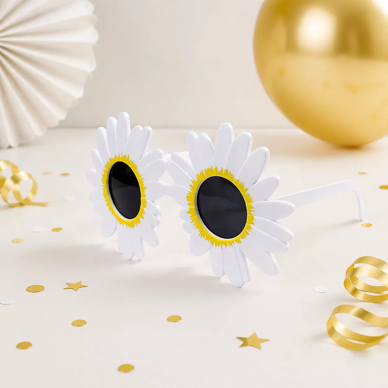 Lunettes Fleur pour Photobooth Festive