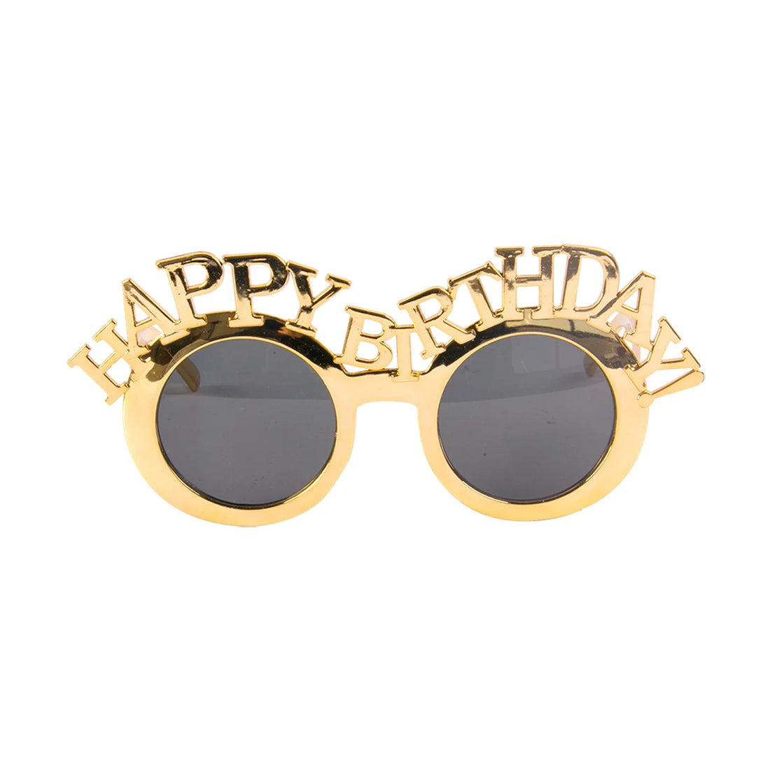 Lunettes Photo Happy Birthday Dorées Uniques
