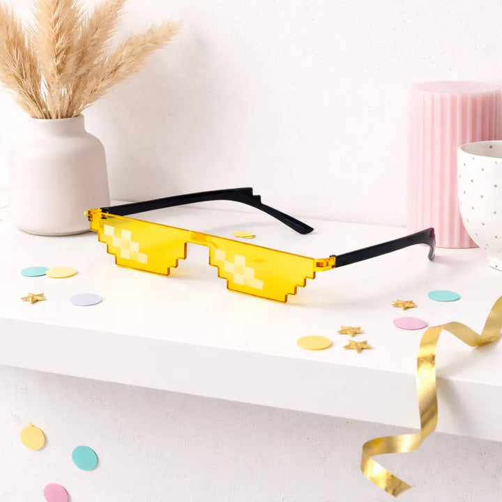 Lunettes Photobooth Jaune Original