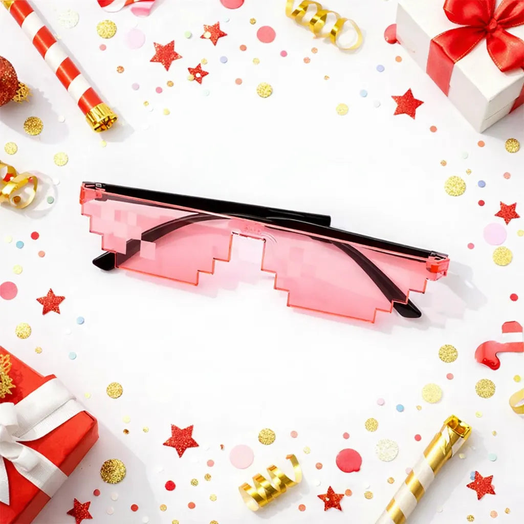 Lunettes Pixel Rose Photobooth