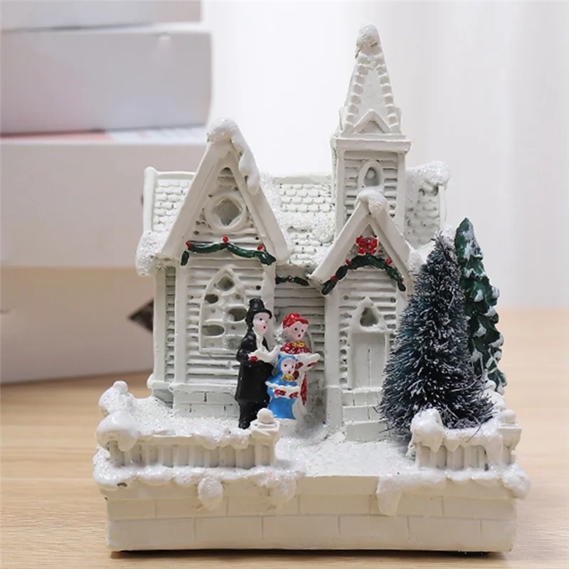 Maison Village de Noël Hivernale Légère 