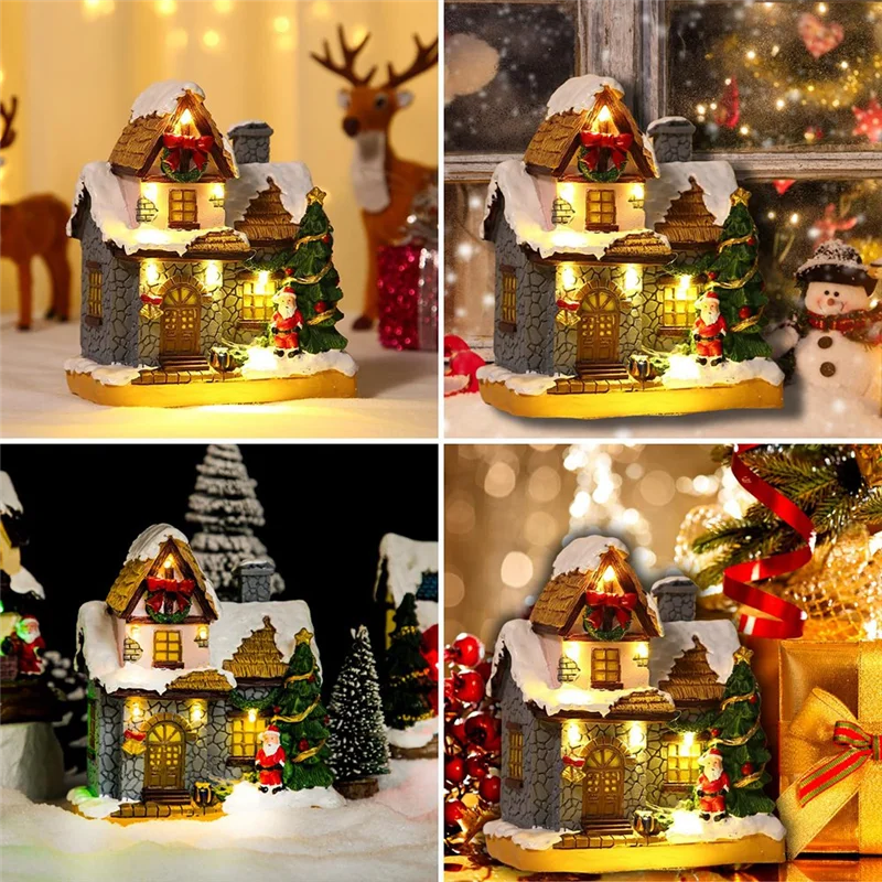 Maison Village de Noël Lumineuse élégante 